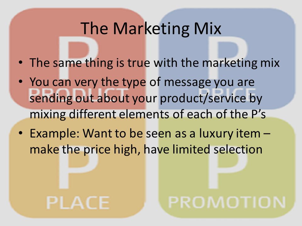 Factors Affecting Promotion Mix